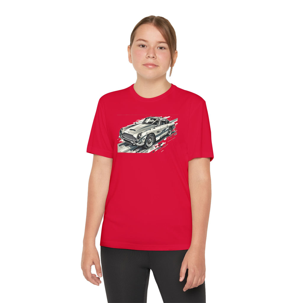 Aston Martin Youth T-Shirt Sports Graphic Tee, Cool Athletic Shirt for Kids, Perfect for Sports Events, Team Spirit