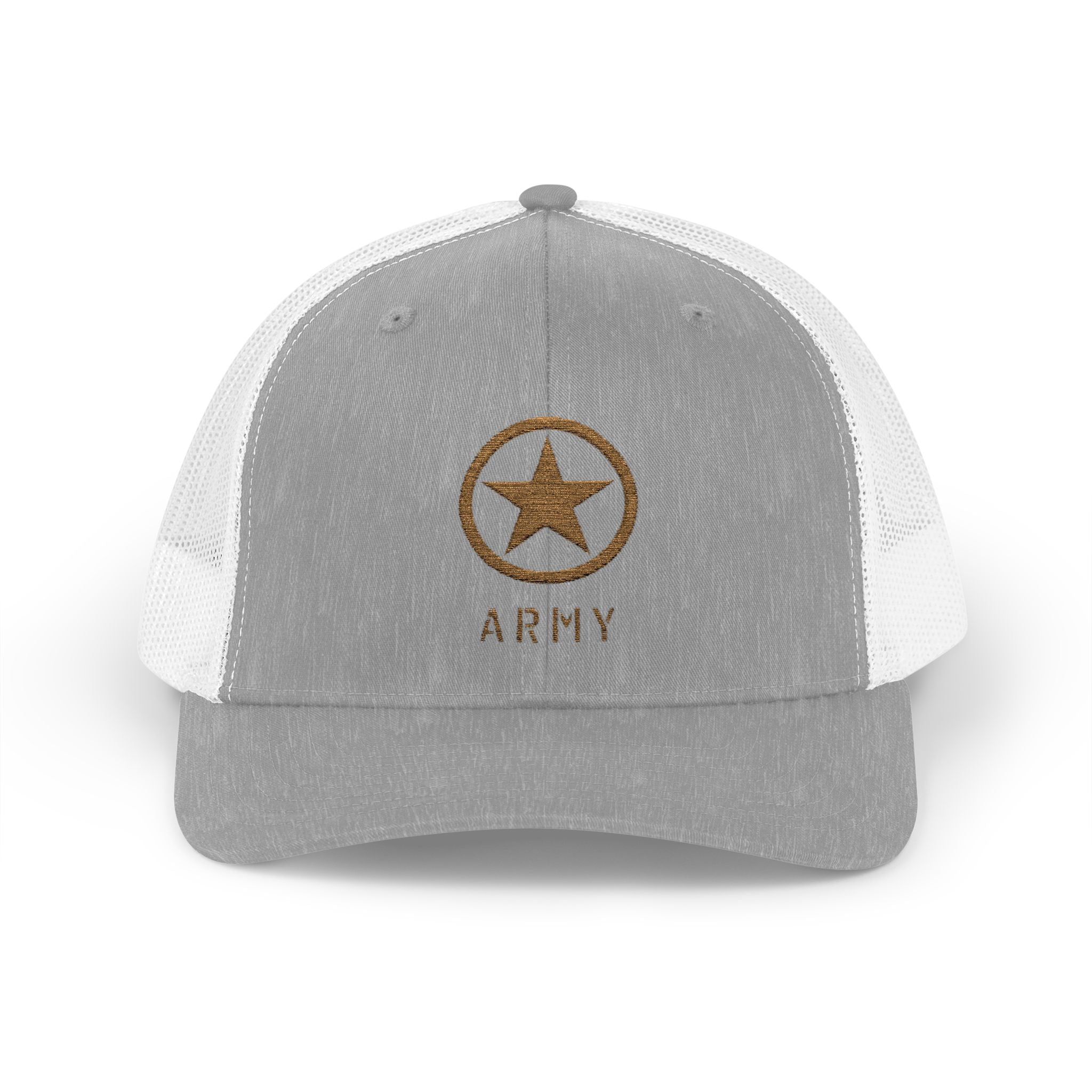 US Army Snapback Trucker Cap with Thin Red Line Design, Ideal for First Responders, Supportive Gifts, Memorials, Everyday Wear