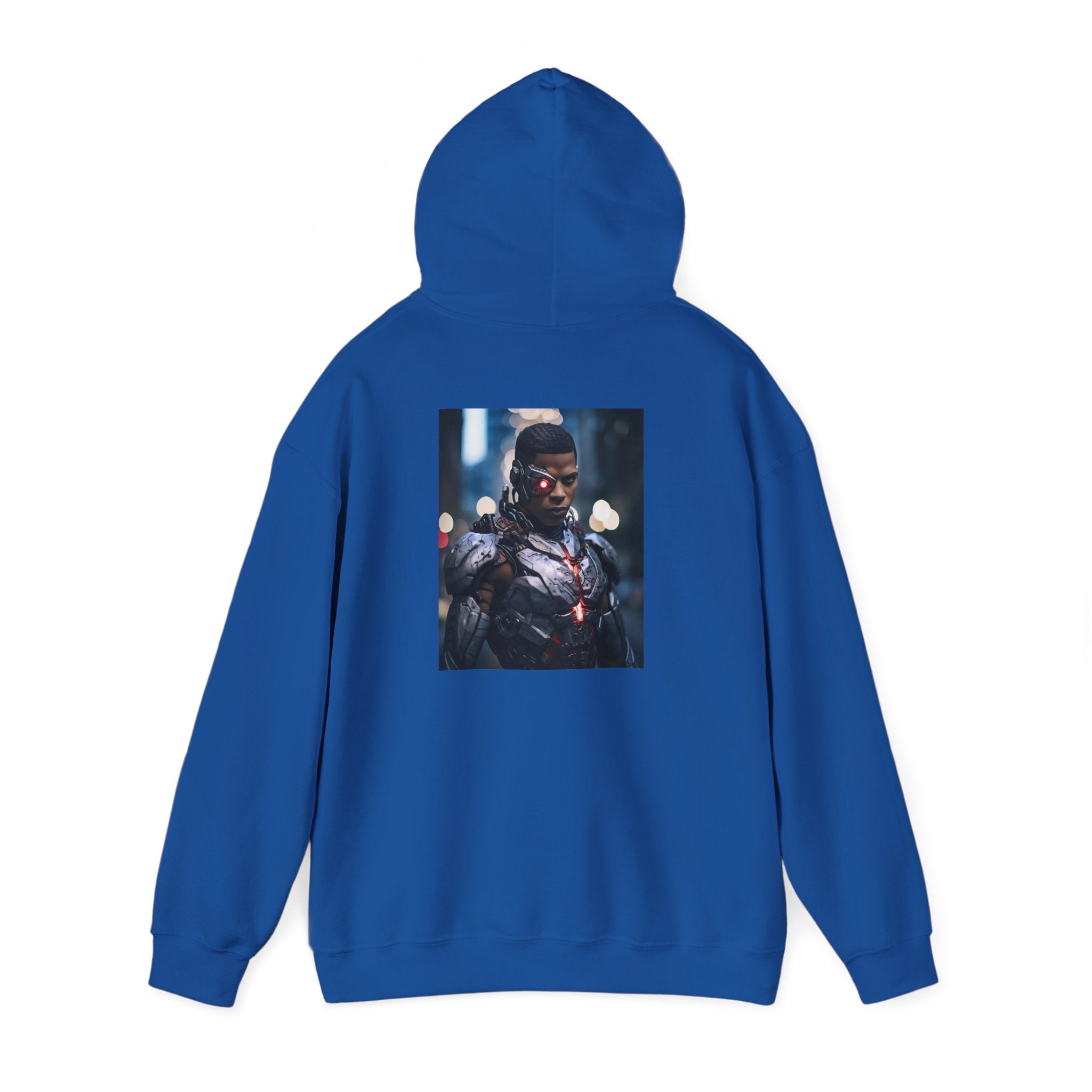 Hooded Sweatshirt - Cyborg Design