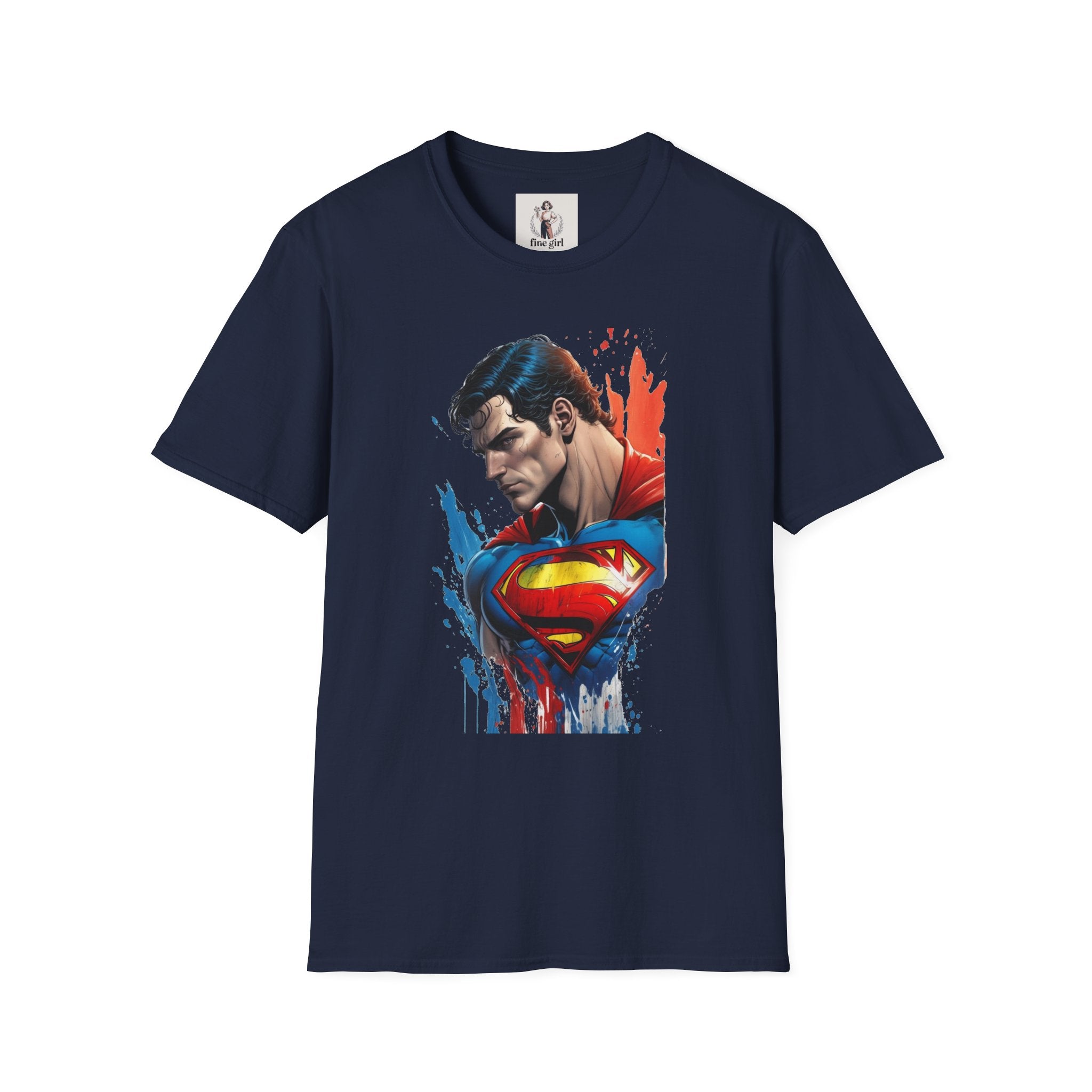 Superman Hero Unisex Softstyle T-Shirt