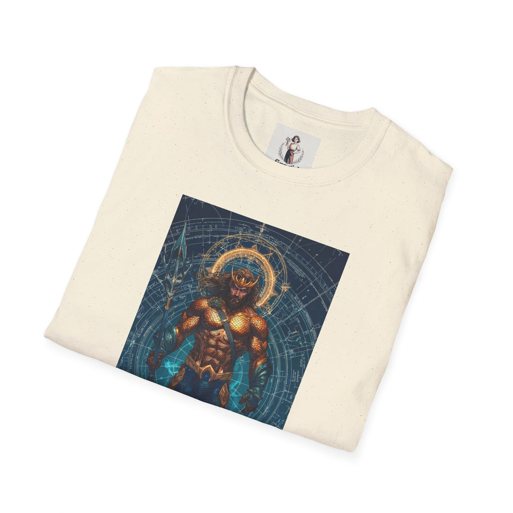 Aquaman Superhero Marvel Unisex Softstyle T-Shirt, Comic Book Tee, Geeky Clothing, Cosplay Costume Top