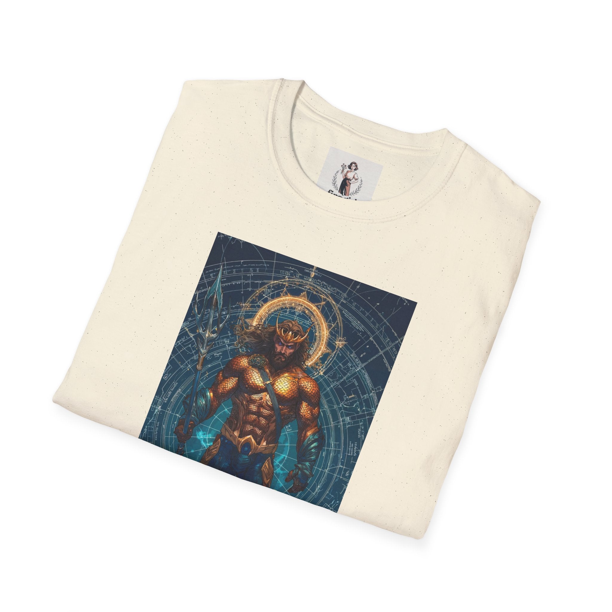 Aquaman Superhero Marvel Unisex Softstyle T-Shirt, Comic Book Tee, Geeky Clothing, Cosplay Costume Top