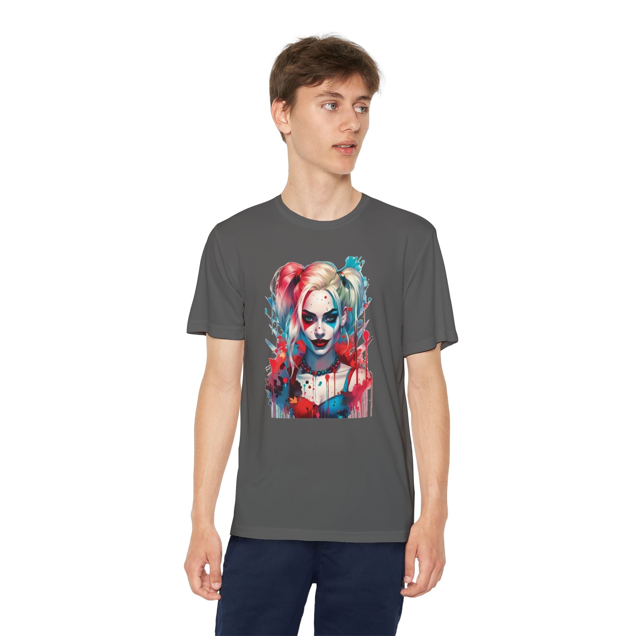 Superhero Youth T-Shirt Sports Graphic Tee, Cool Athletic Shirt for Kids