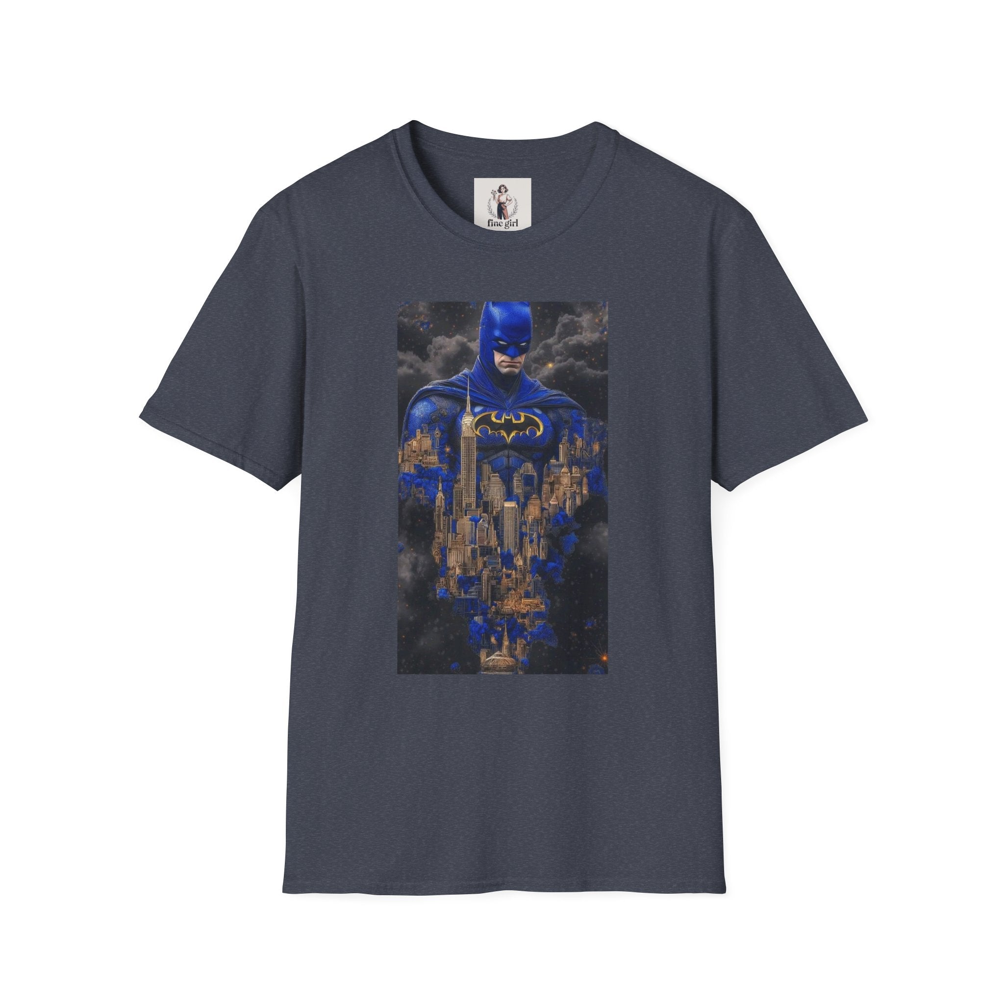 Batman Marvel Unisex Softstyle T-Shirt, Comic Book Tee, Geeky Clothing, Cosplay Costume Top