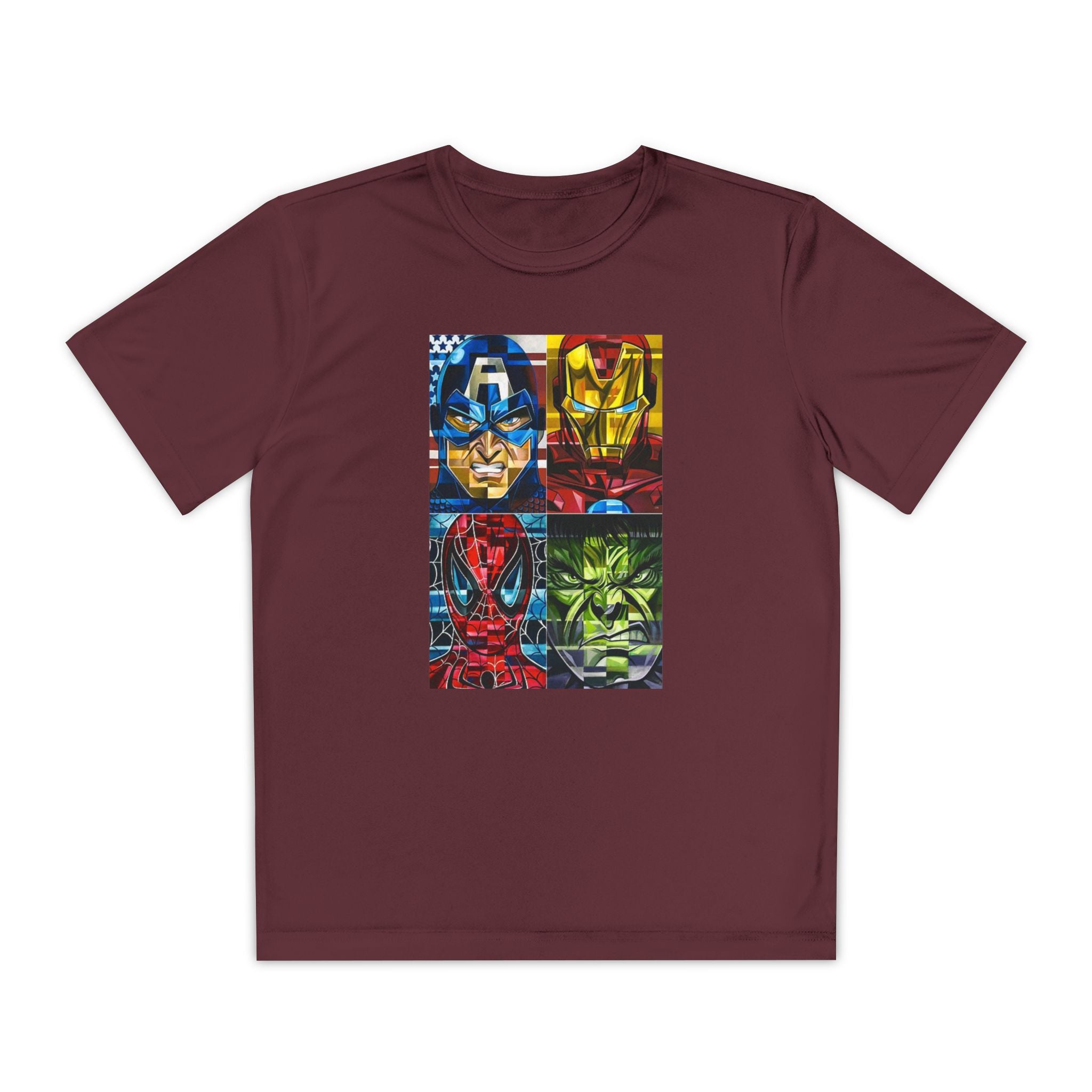Advengers Youth T-Shirt Sports Graphic Tee, Cool Athletic Shirt for Kids, Perfect for Sports Events, Team Spirit