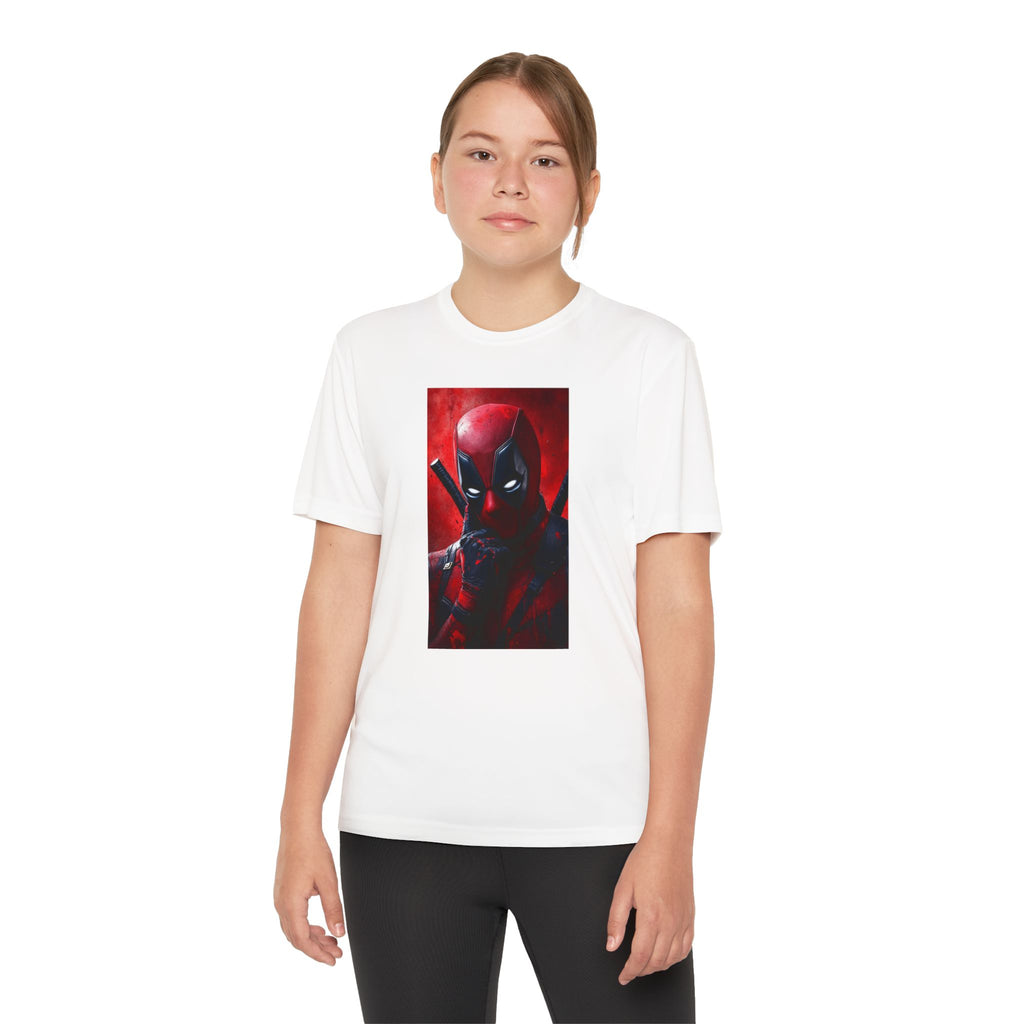 Deadpool Superhero Marvel Patriotic, Kids Graphic T-Shirt, Boys Hero Top, Girls Comic Book Clothing, Birthday