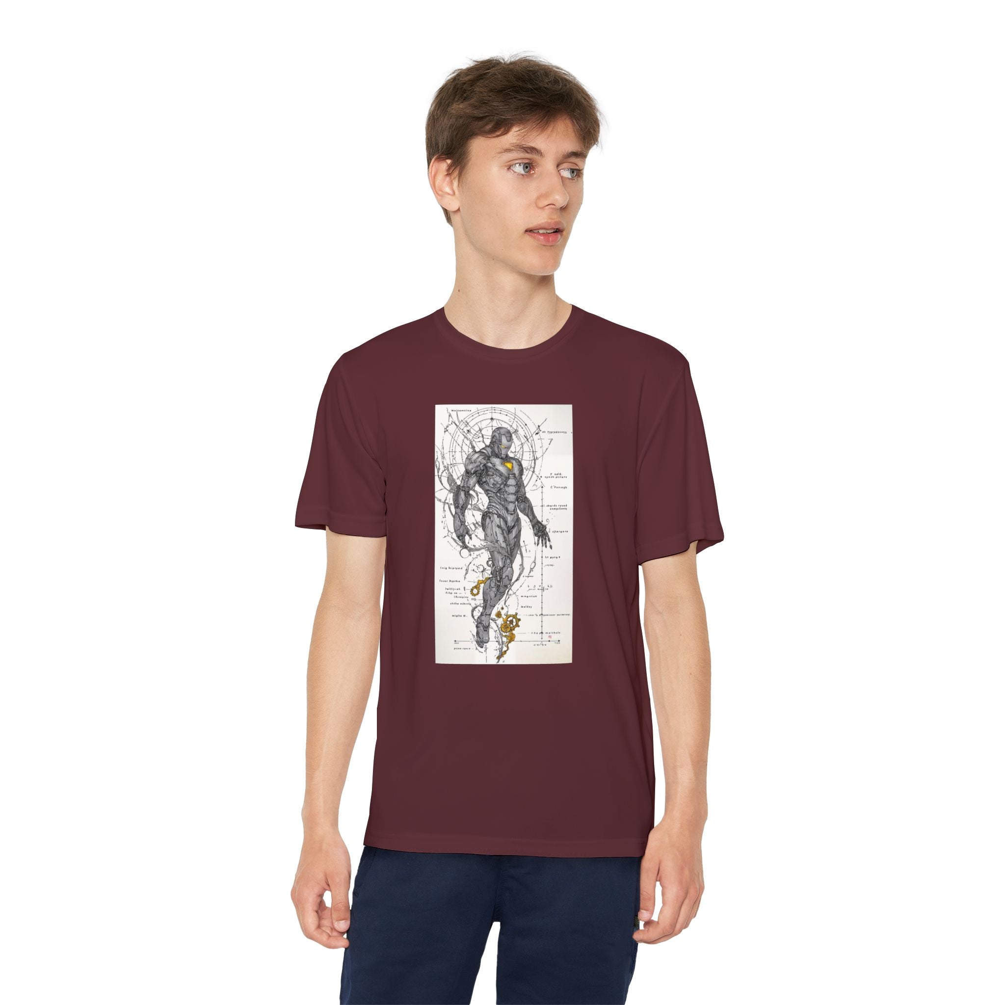 Superhero Youth T-Shirt Sports Graphic Tee, Cool Athletic Shirt for Kids